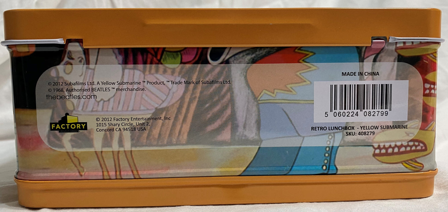 The Beatles - Beatles Abbey Road & Yellow Submarine Metal Lunchboxes