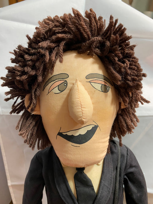 The Beatles - George Harrison - Applause Doll in Black Suit with Guitar & Stand