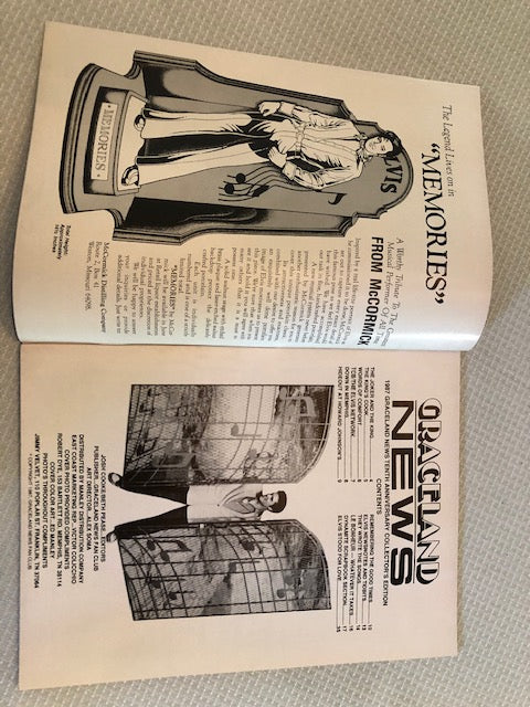 Elvis Presley - 10th Anniversary Graceland News Magazine - 1987