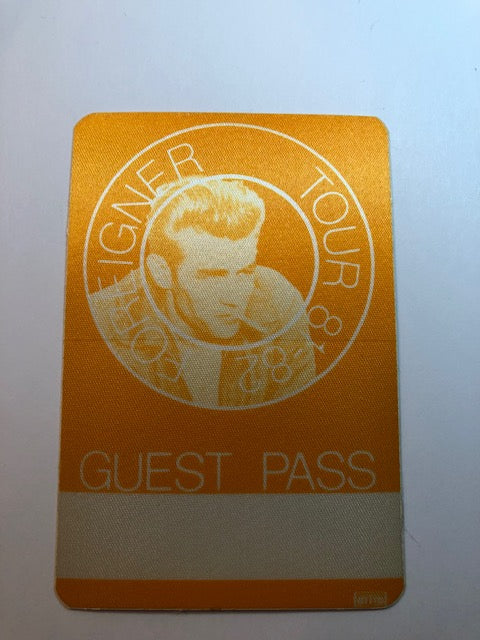 Foreigner - Foreigner "4" Tour 1981 w/ James Dean pictured - Backstage Pass