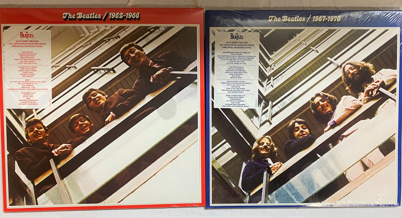 The Beatles - Vinyl Red and Blue Duo # 1